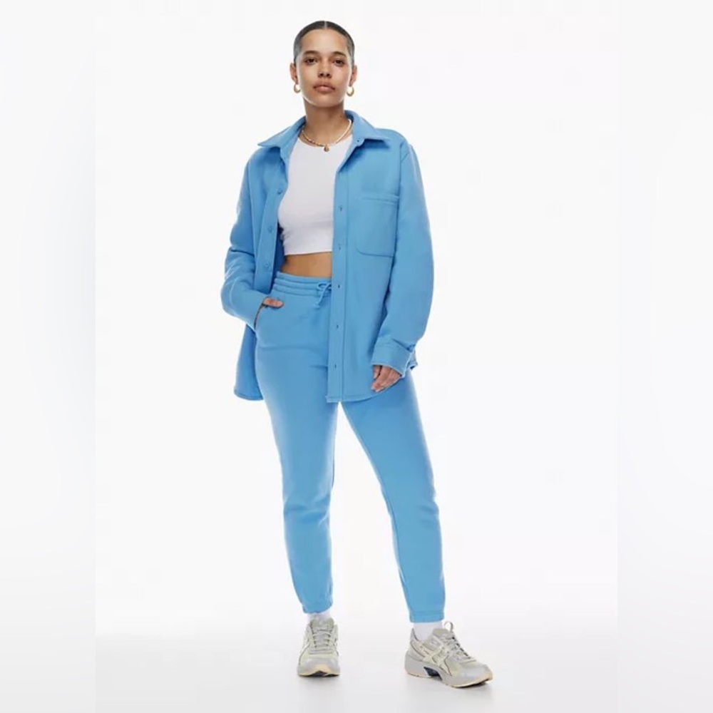 Aritzia TNA Cozy Fleece Shirt + Joggers NWT